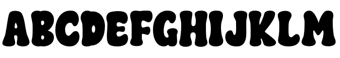Super Groovy Font UPPERCASE