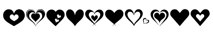 Super Heart Regular Font OTHER CHARS