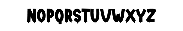 Super Hunted Font LOWERCASE