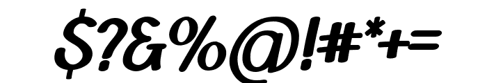 Super KindItalic Font OTHER CHARS