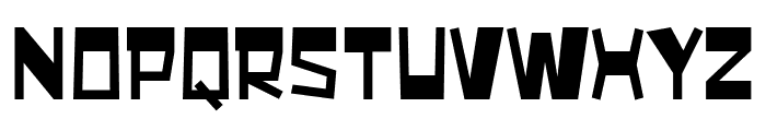 Super Knock Font UPPERCASE