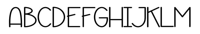 Super Minimalist Font UPPERCASE