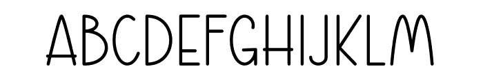 Super Overthinking Font LOWERCASE