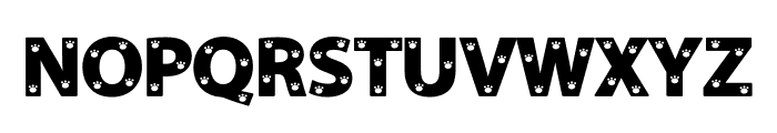 Super Paw Font LOWERCASE