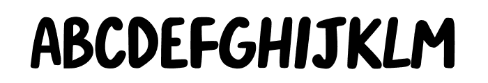 Super Rad Font LOWERCASE