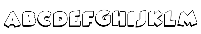 Super Round Regular Font UPPERCASE