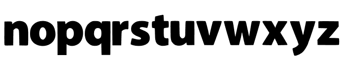 Super Sans Regular Font LOWERCASE