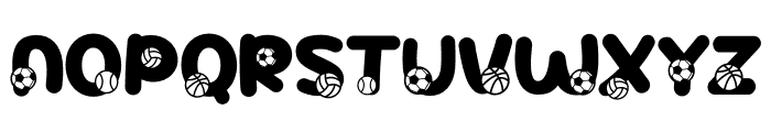 Super School Ball Font UPPERCASE