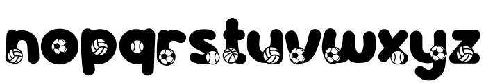 Super School Ball Font LOWERCASE