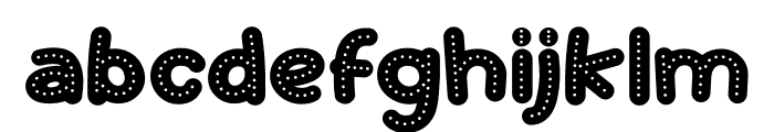 Super School Dot Font LOWERCASE