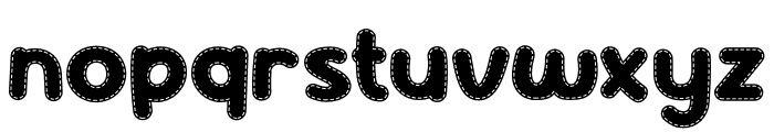 Super School Stitch Font LOWERCASE