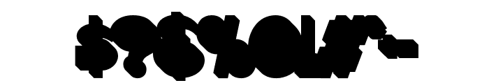 Super Seventies Extrude Regular Font OTHER CHARS