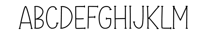 Super Simple Font UPPERCASE