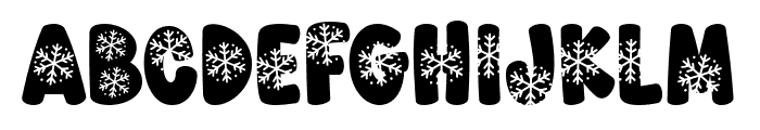 Super Snowy Two Font UPPERCASE