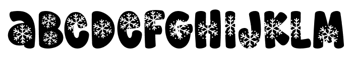 Super Snowy Two Font LOWERCASE