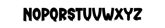 Super Spooky Font UPPERCASE