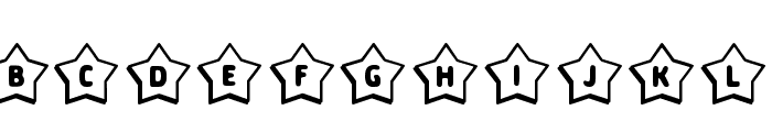 Super Star Regular Font LOWERCASE