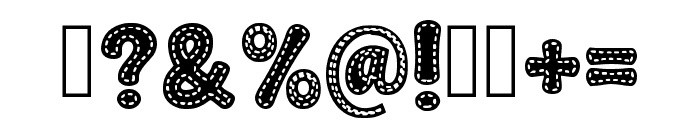 Super Stitch Regular Font OTHER CHARS