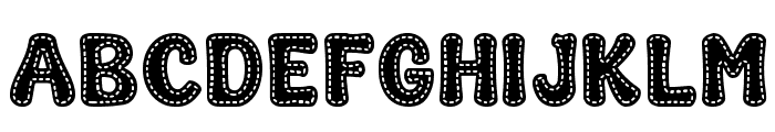 Super Stitch Regular Font UPPERCASE