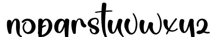 Super Strike Font LOWERCASE