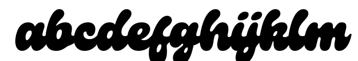 Super Taste Regular Font LOWERCASE