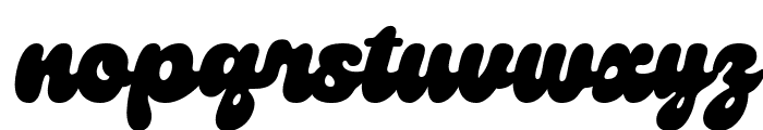 Super Taste Regular Font LOWERCASE