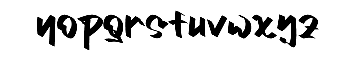Super Writing Font LOWERCASE
