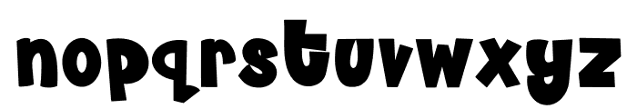 Super ball Font LOWERCASE