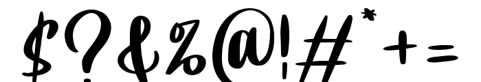 SuperLovelyTrio-Regular Font OTHER CHARS