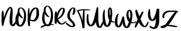 SuperLovelyTrio-Regular Font UPPERCASE