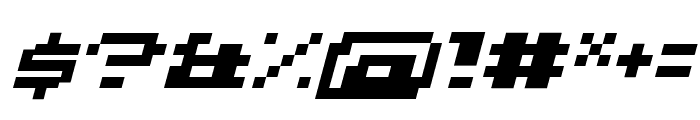 SuperPixels-Italic Font OTHER CHARS