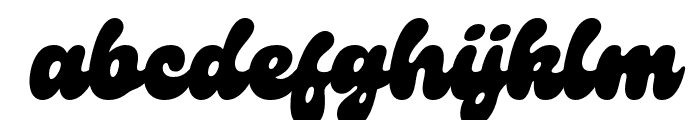 SuperTaste-Regular Font LOWERCASE