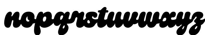 SuperTaste-Regular Font LOWERCASE