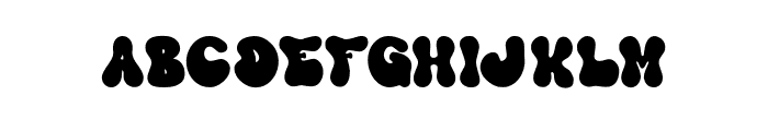 SuperWave-Regular Font LOWERCASE