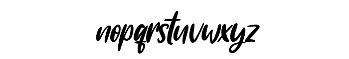 Supergravity Font LOWERCASE