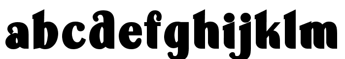 Supersoft Bold Font LOWERCASE