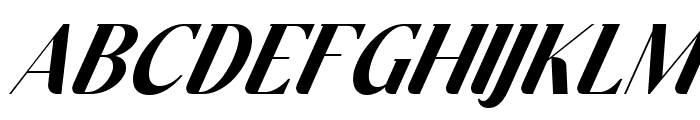 Supersoft Italic Font UPPERCASE