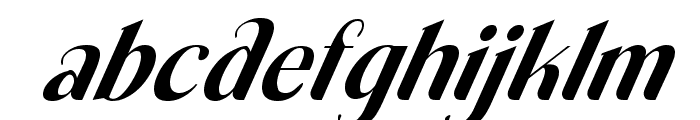 Supersoft Italic Font LOWERCASE
