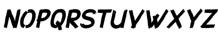 Superstition-Italic Font UPPERCASE