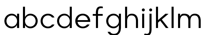 Suprema Regular Font LOWERCASE