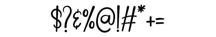 Surfing Signature Font OTHER CHARS