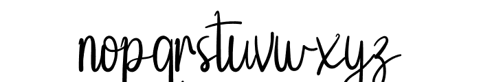 Surfing Signature Font LOWERCASE