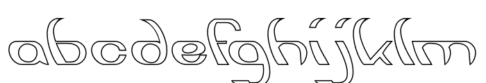 Surfing and Play-Hollow Font LOWERCASE