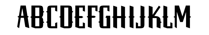 Surround Darkness Font UPPERCASE