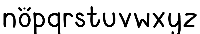Susteria Cute Font LOWERCASE