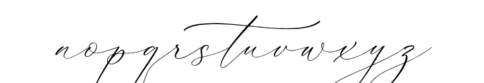 Sutherla Romance Script Italic Font LOWERCASE