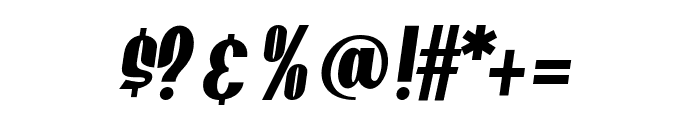 Sutray Italic Bold Italic Font OTHER CHARS