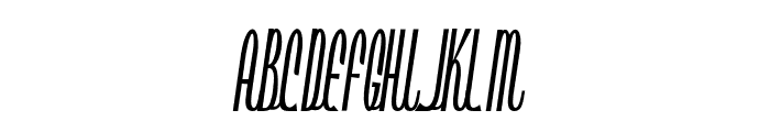 Sutray Italic Thin Italic Font UPPERCASE
