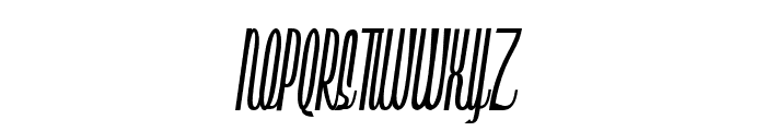 Sutray Italic Thin Italic Font UPPERCASE