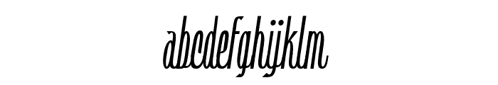 Sutray Italic Thin Italic Font LOWERCASE